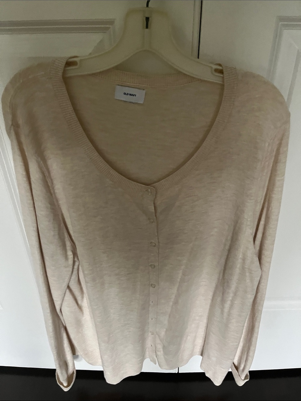 Old Navy Light Cream Button-Down Women’s Cardigan